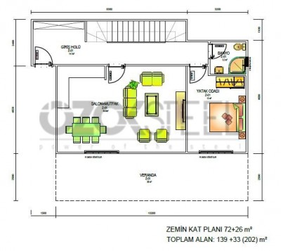 Simge Hafif Çelik Villa 202 m² 