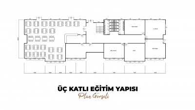 Dreistöckiges Bildungsgebäude - 1945 m²