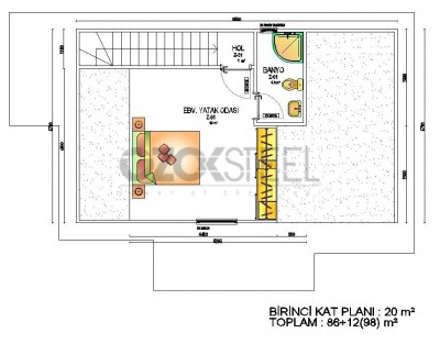 Uzay Leichtes Stahlhaus 98 m²