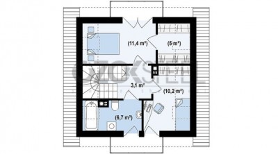 Holz Leicht Stahl Haus 85 m²