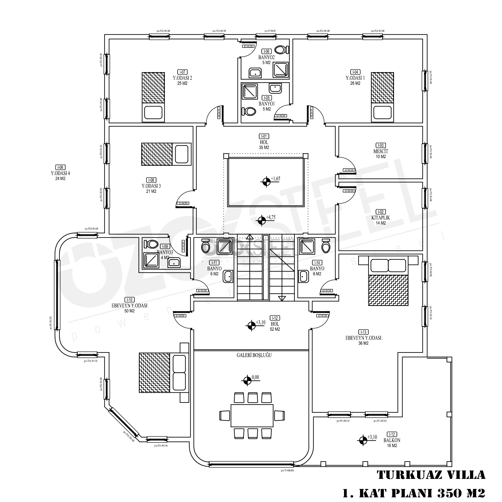 Turkuaz Light Steel Villa 350 m²