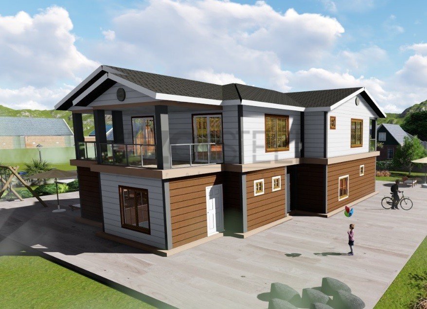 Ufuk Light Steel Villa  298 m²