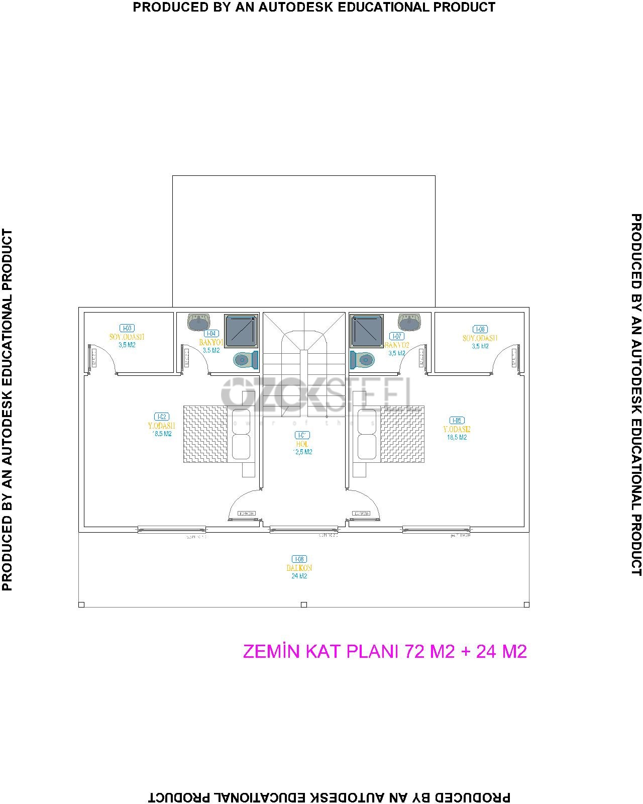 Uzay Light Steel Villa  192 m²