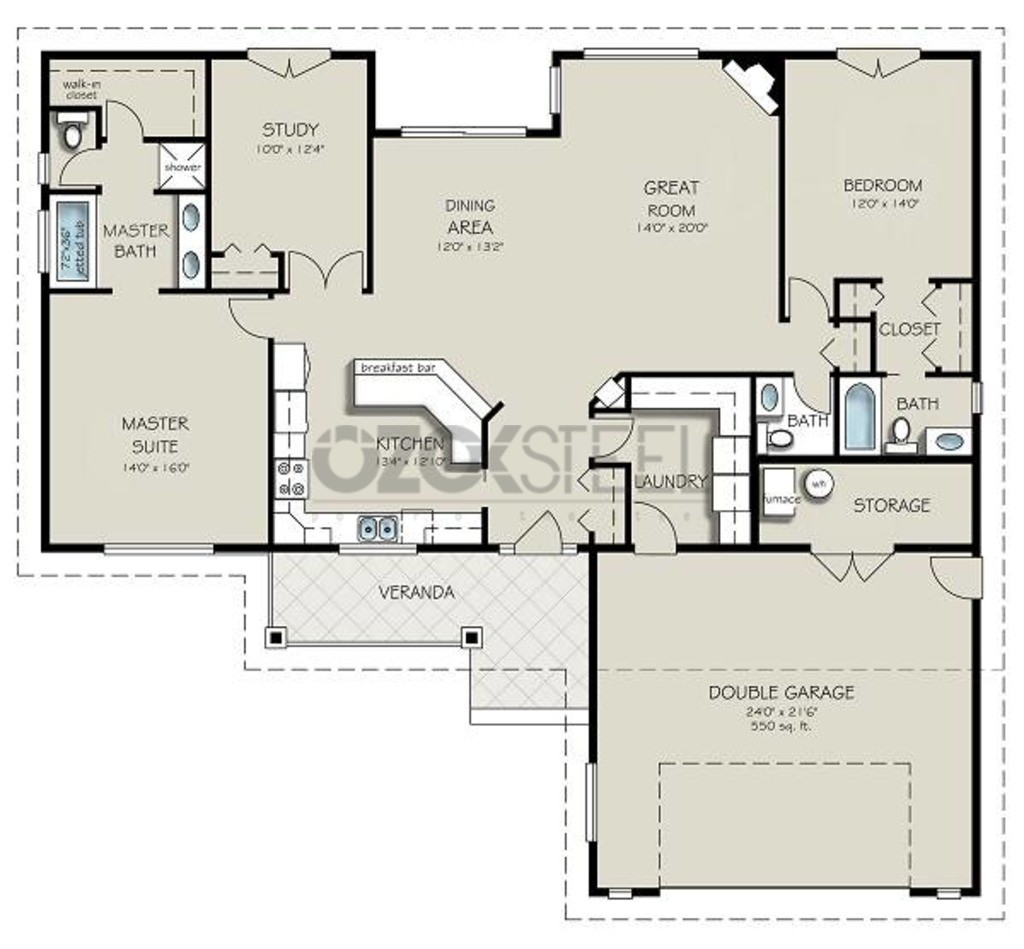 Yamaç Hafif Çelik Villa 140 m² 