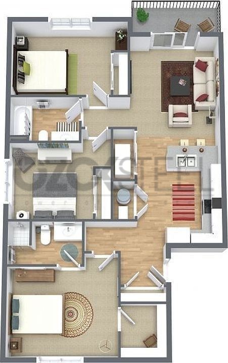 Zambak Hafif Çelik Villa 110 m² 
