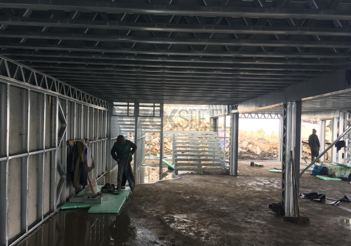 Zonguldak Bülent Ecevit Üniversitesi Hafif Çelik Kafeterya Projesi 580 m² 