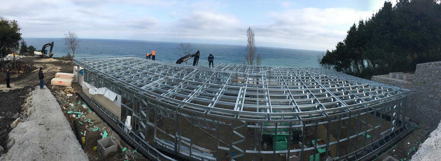 Zonguldak Bülent Ecevit Üniversitesi Hafif Çelik Kafeterya Projesi 580 m² 