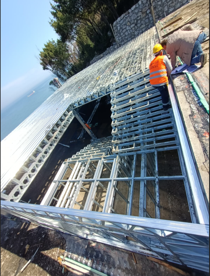 Zonguldak Bülent Ecevit Üniversitesi Hafif Çelik Kafeterya Projesi 580 m² 