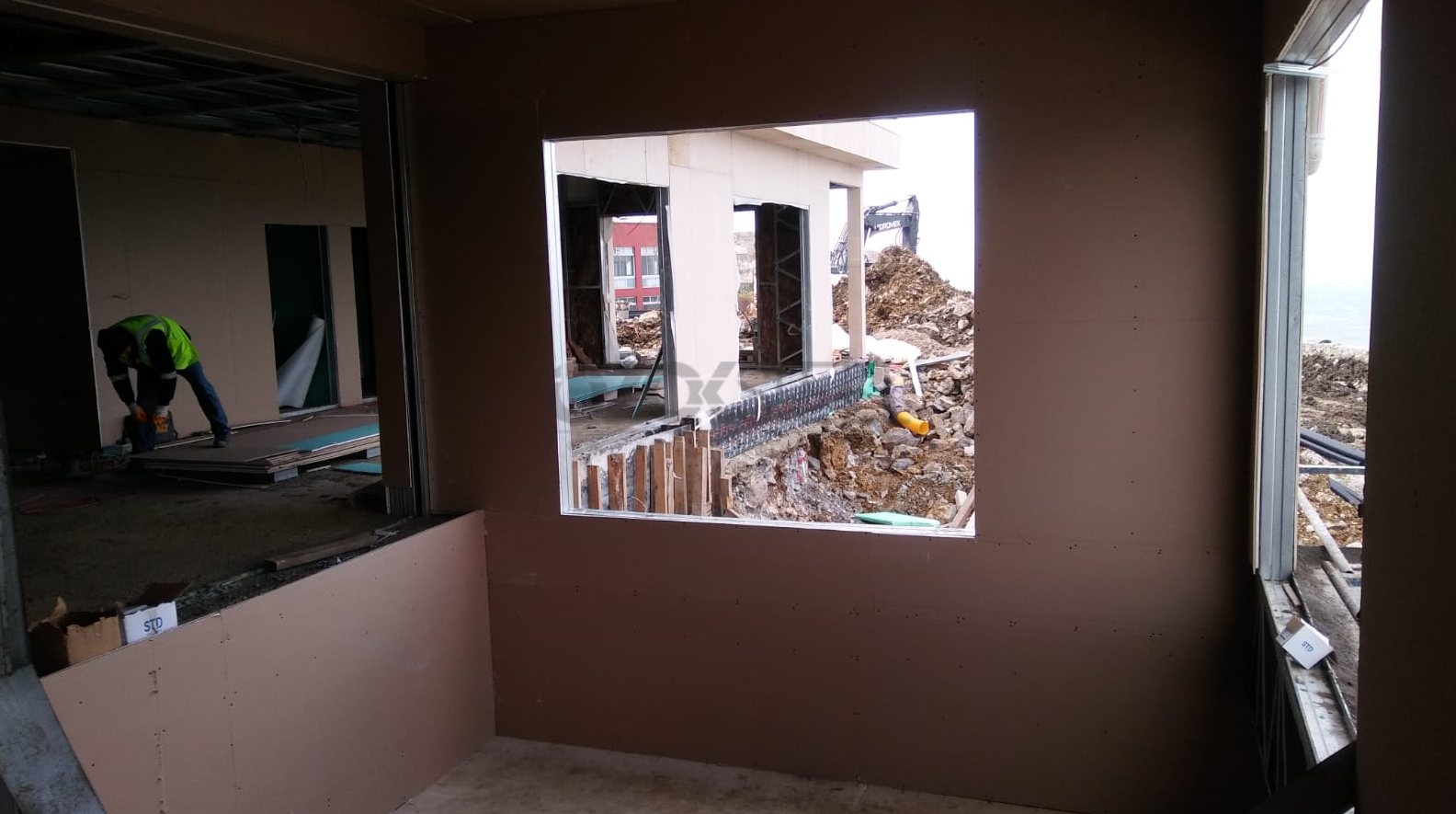 Zonguldak Bülent Ecevit Üniversitesi Hafif Çelik Kafeterya Projesi 580 m² 