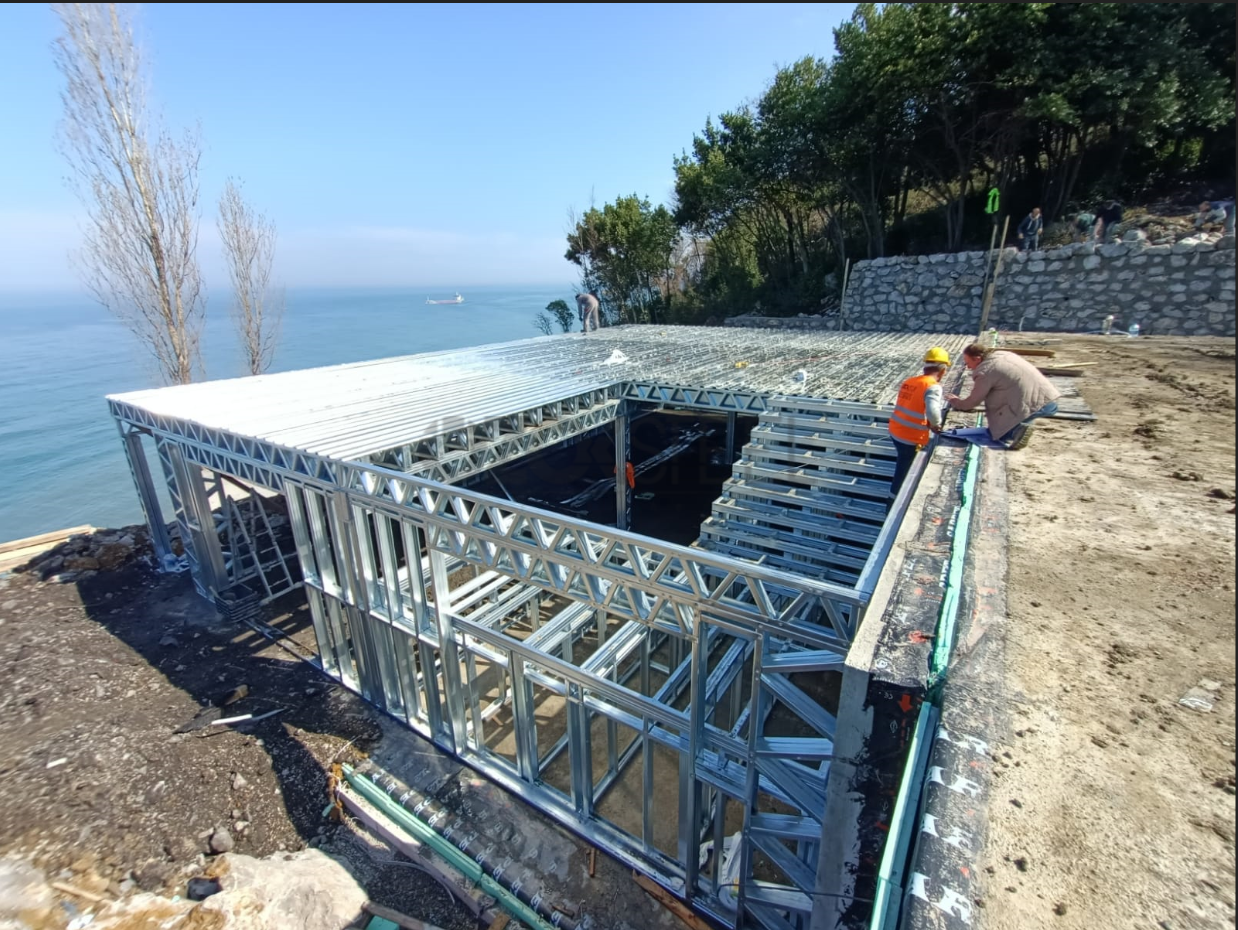 Zonguldak Bülent Ecevit Üniversitesi Hafif Çelik Kafeterya Projesi 580 m² 