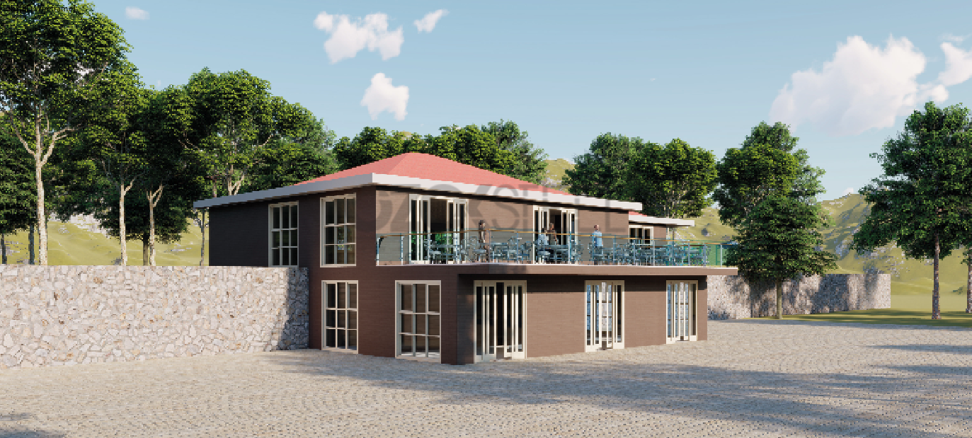 Zonguldak Bülent Ecevit Üniversitesi Hafif Çelik Kafeterya Projesi 580 m² 