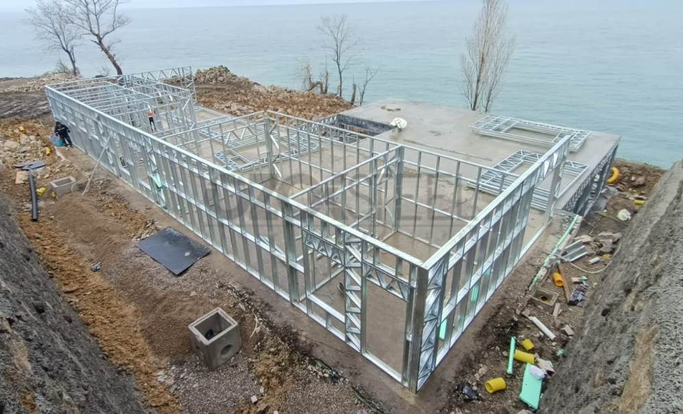 Zonguldak Bülent Ecevit Üniversitesi Hafif Çelik Kafeterya Projesi 580 m² 