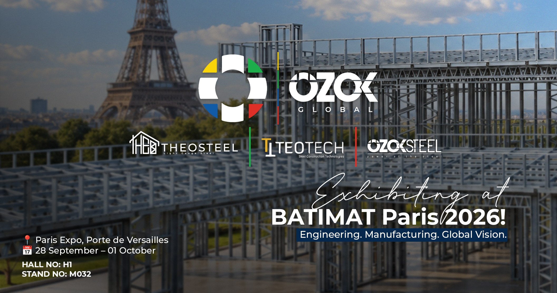 Özok Global, BATIMAT Paris 2026'da!