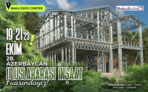 19-21 Ekim Tarihleri Arasında 28. Azerbaycan Uluslararası İnşaat Fuarı'ndayız