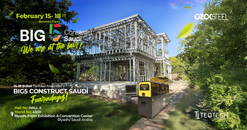As Özok Steel, we are at BIG 5 Construct Saudi!