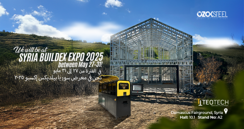 As Özok Steel, we will be at the Syria Fair from May 27th to 31st!