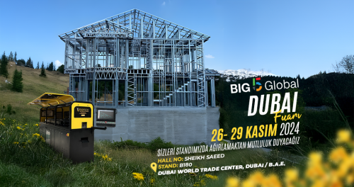 Bu yıl 26-29 Kasım 2024 tarihlerinde düzenlenecek The Big 5 Dubai Fuarında yerimizi alıyoruz.