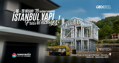 İstanbul Yapı Fuarı'nda Buluşuyoruz!
