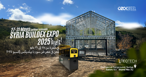 Özok Steel olarak 27–31 Mayıs tarihleri arasında Suriye Fuarındayız!