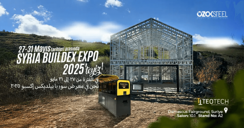 Özok Steel olarak 27–31 Mayıs tarihleri arasında Suriye Fuarındayız!