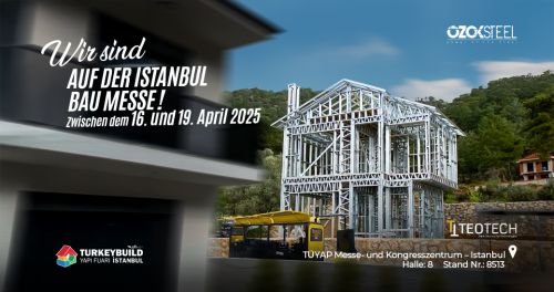 Wir treffen uns auf der Istanbul Bau Messe!