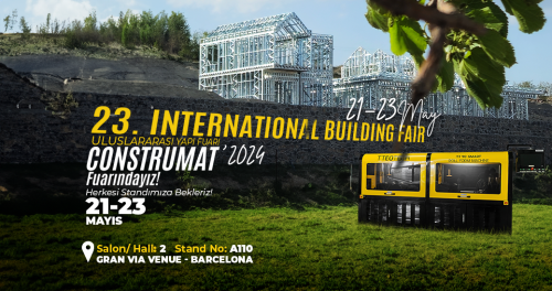 Wir werden auf der 23. Internationalen Baumesse Construmat 2024 vom 21. bis 23. Mai vertreten sein!