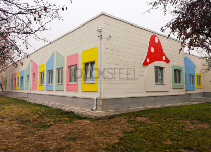 Republik Türkei Ministerium für Landwirtschaft und Viehzucht Stahlkonstruktion Kinderkrippe - Kindergarten - Ankara - 1800 m2