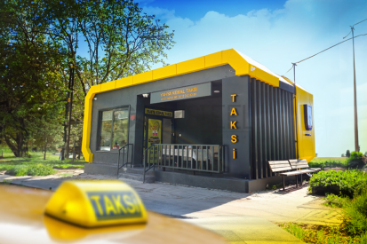 Taxistationen in Stahlleichtbauweise der Stadtverwaltung von Ankara