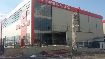 Türkische pharmazeutische Sandwichpaneel-Fassadenverkleidung - Ankara 