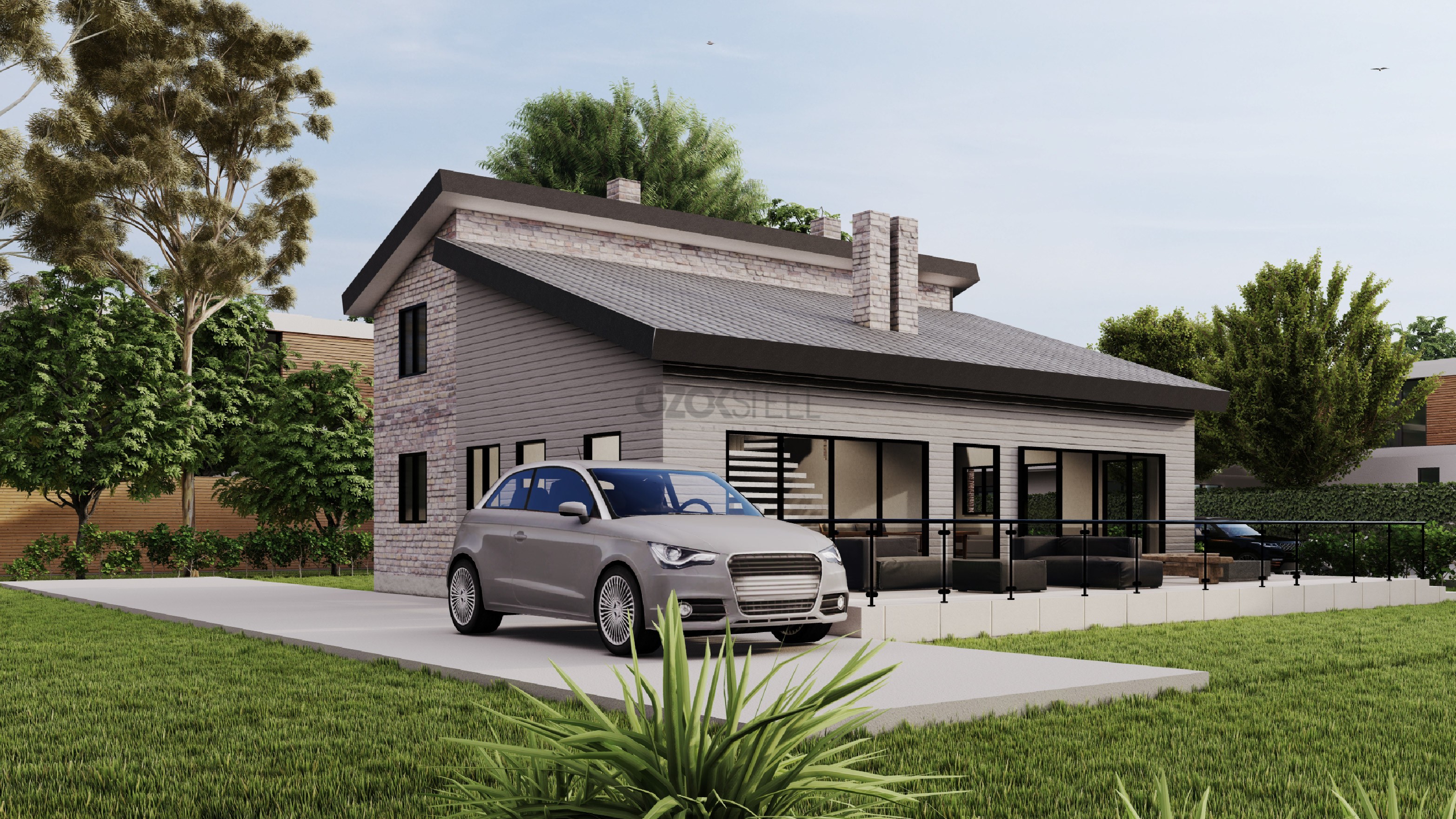 Esinti Twin Steel House - 145 m²