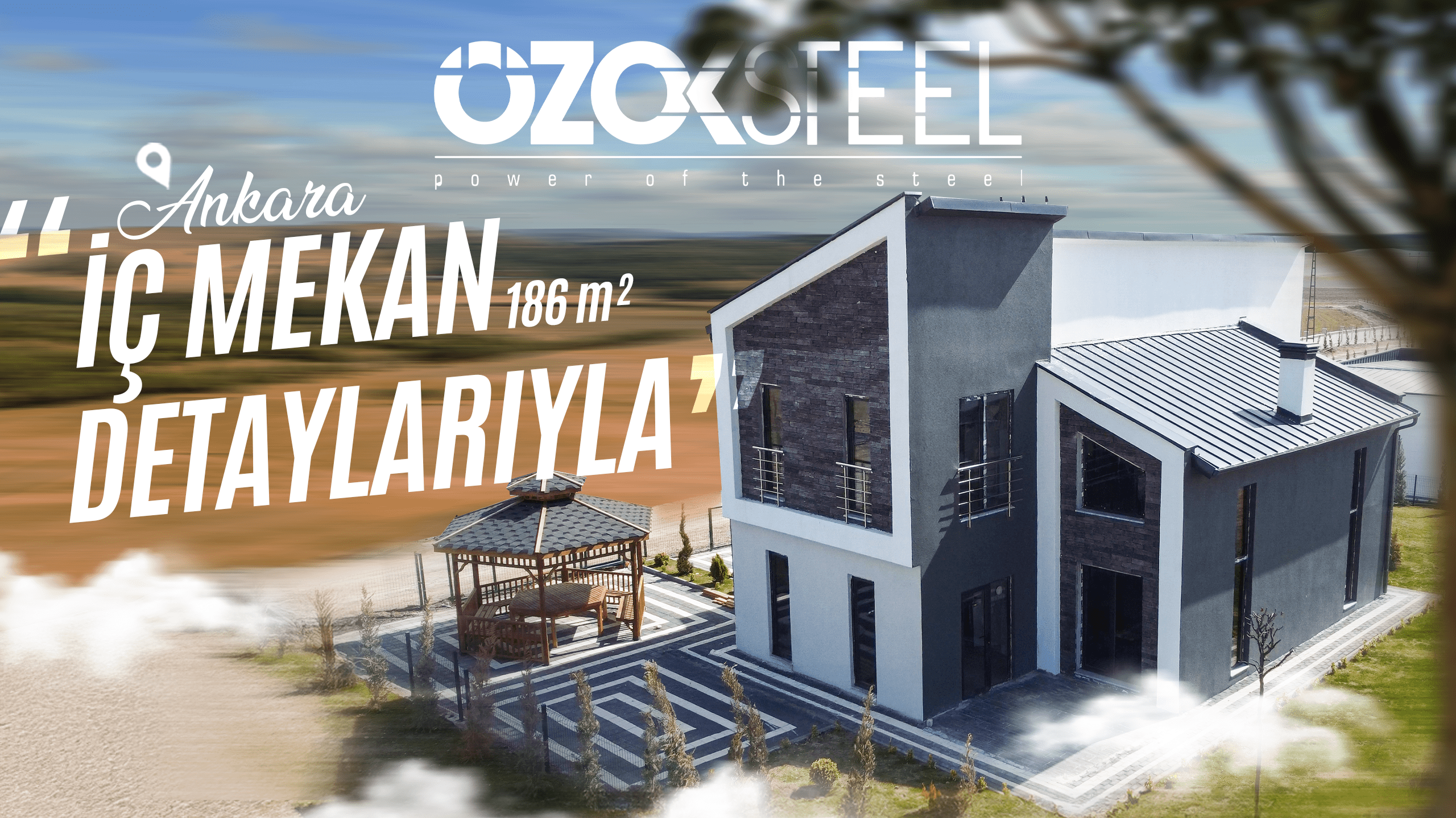 186 m², 2-Storey: A Peaceful Steel Home!