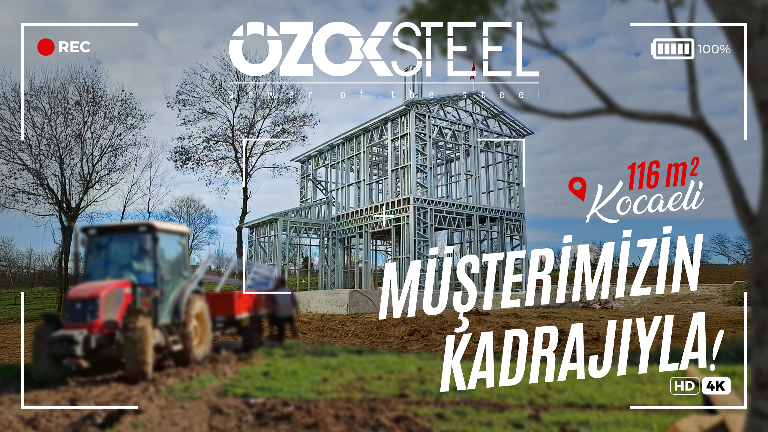 Herr Hüseyins 116 m² großes zweistöckiges Stahlhaus!