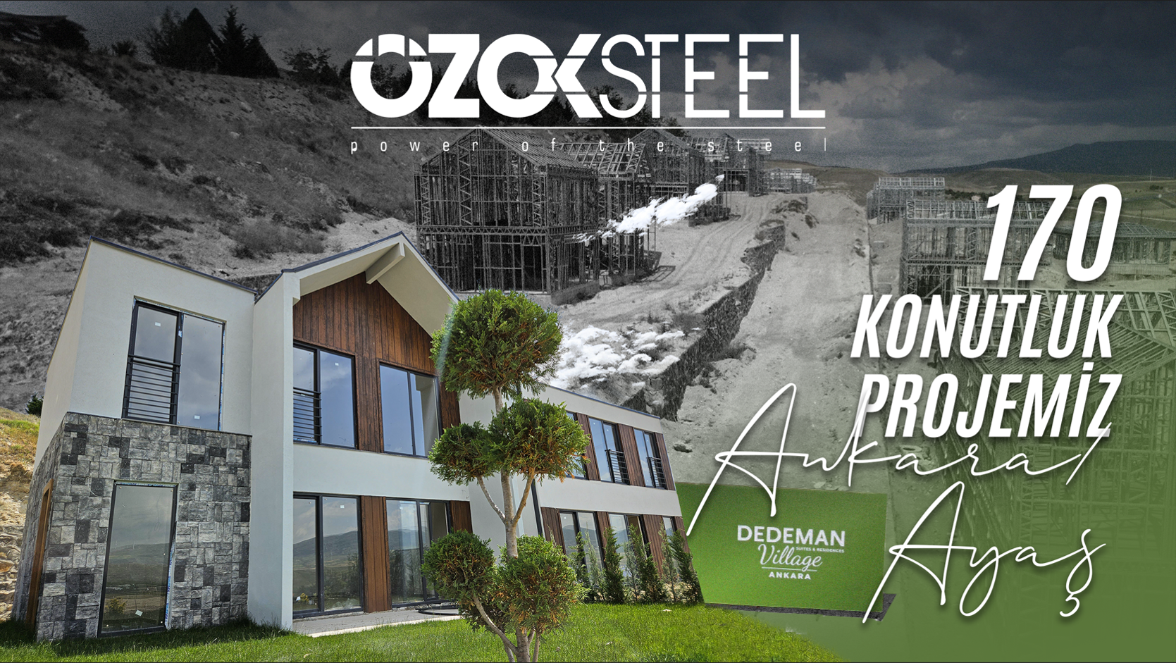 Light Steel Construction Project for 170 Houses in Ankara/Ayaş 