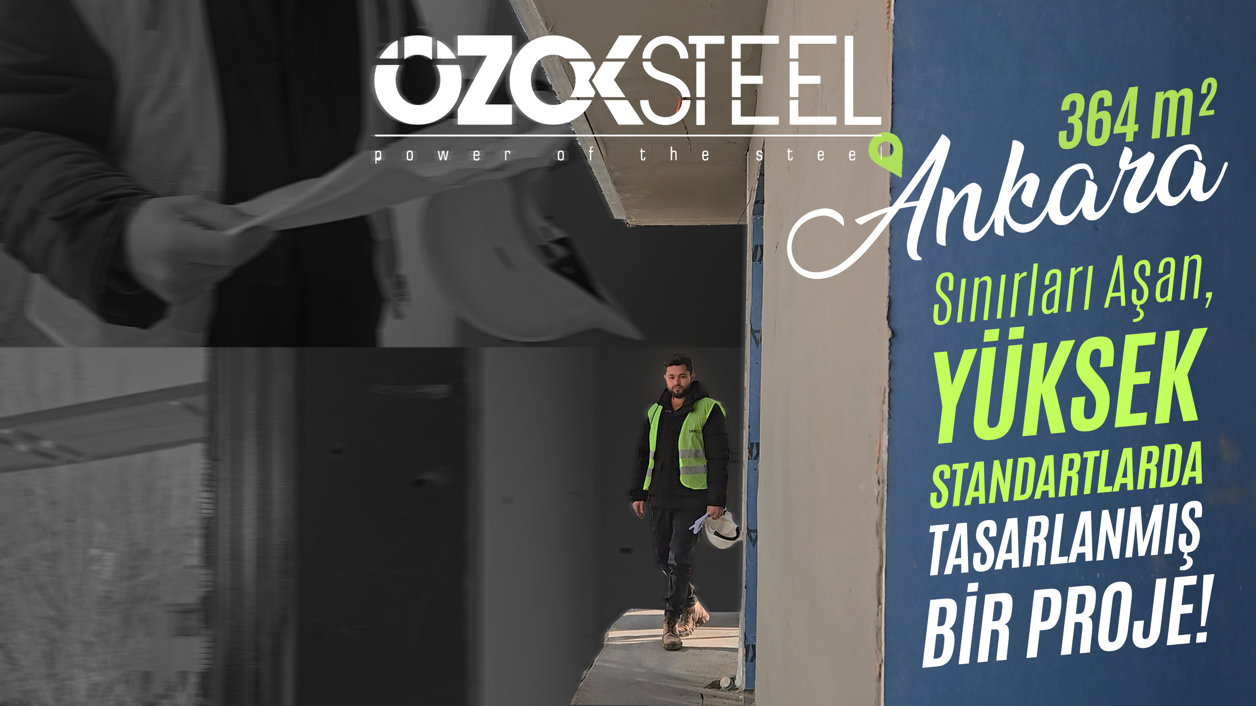 Our 364 m², 2-Storey Twin Steel Villa Project in Ankara!