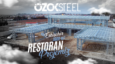 The installation of our 1600 m² Light Steel Construction Restaurant Project has been completed!